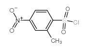 2-甲基-4-硝基苯-1-磺酰氯结构式