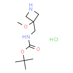 tert-butyl N-[(3-methoxyazetidin-3-yl)methyl]carbamate hydrochloride picture