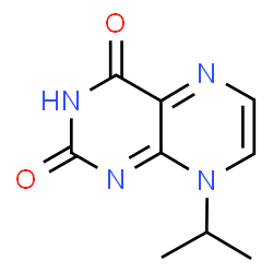 8-Isopropyl-2,4(3H,8H)-pteridinedione结构式