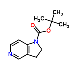 1H-吡咯并[3,2-c]吡啶-1-羧酸,2,3-二氢-1,1-二甲基乙酯图片
