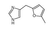 1H-Imidazole,4-[(5-methyl-2-furanyl)methyl]- (9CI)结构式