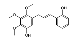 5-[(E)-3-(2-Hydroxyphenyl)-2-propenyl]-2,3,4-trimethoxyphenol Structure