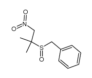 (2-methyl-1-nitropropane-2-sulfinylmethyl)benzene Structure