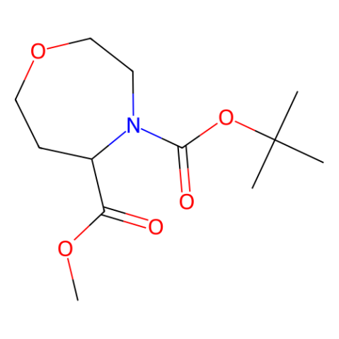 O4-tert-butyl O5-methyl 1,4-oxazepane-4,5-dicarboxylate图片