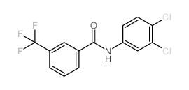 N-(3,4-Dichlorophenyl)-3-(trifluoromethyl)benzamide Structure