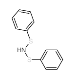 Benzenesulfenamide,N-(phenylthio)- Structure