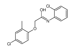 2-(4-chloro-2-methylphenoxy)-N-(2-chlorophenyl)acetamide Structure