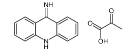 acridin-9-amine,2-oxopropanoic acid结构式