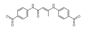 3-(4-nitro-anilino)-crotonic acid-(4-nitro-anilide) Structure