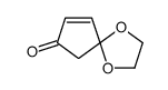 1,4-dioxaspiro[4.4]non-8-en-7-one Structure