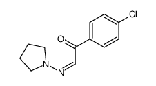 4'-Chloro-α-(1-pyrrolidinylimino)acetophenone Structure