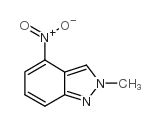 2-甲基-4-硝基-2H-吲唑结构式