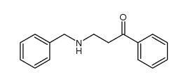 3-(N-Benzylamino)-1-phenylpropan-1-on Structure