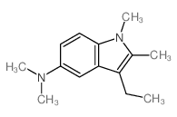 1H-Indol-5-amine,3-ethyl-N,N,1,2-tetramethyl-结构式