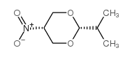 1,3-Dioxane,2-(1-methylethyl)-5-nitro-,cis-(9CI) Structure