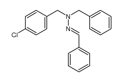 benzaldehyde benzyl(p-chlorobenzyl)hydrazone Structure