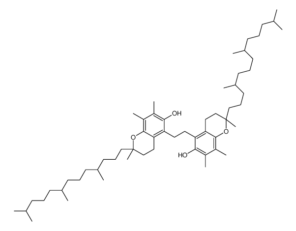 5-[2-[6-hydroxy-2,7,8-trimethyl-2-(4,8,12-trimethyltridecyl)-3,4-dihydrochromen-5-yl]ethyl]-2,7,8-trimethyl-2-(4,8,12-trimethyltridecyl)-3,4-dihydrochromen-6-ol Structure