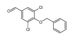 4-(BENZYLOXY)-3,5-DICHLOROBENZALDEHYDE结构式