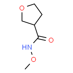 3-Furancarboxamide,tetrahydro-N-methoxy-(9CI) structure