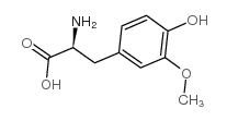 3-Methoxy-L-tyrosine Structure