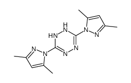 1,2-dihydro-3,6-bis(3,5-dimethyl-1H-pyrazol-1-yl)-1,2,4,5-tetrazine结构式