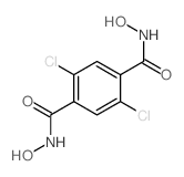 1,4-Benzenedicarboxamide,2,5-dichloro-N1,N4-dihydroxy-结构式