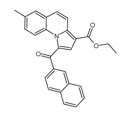 ethyl 7-methyl-1-(2-naphthoyl)pyrrolo[1,2-a]quinoline-3-carboxylate结构式