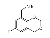 (6-氟-4H-1,3-苯并二恶-8-基)甲胺结构式