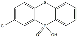 2-Chloro-10-hydroxy-10H-phenothiaphosphine 10-oxide Structure