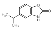 2(3H)-Benzoxazolone, 5-(1-methylethyl)- Structure