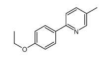 Pyridine, 2-(4-ethoxyphenyl)-5-methyl- (9CI) picture