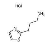 3-(1,3-thiazol-2-yl)propan-1-amine dihydrochloride结构式