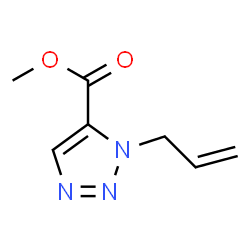 1H-1,2,3-Triazole-5-carboxylicacid,1-(2-propenyl)-,methylester(9CI)结构式