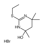 2-ethylsulfanyl-4,6,6-trimethyl-1,5-dihydropyrimidin-4-ol,hydrobromide Structure