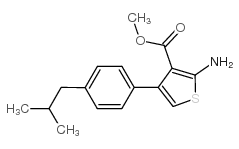 2-AMINO-4-(4-ISOBUTYL-PHENYL)-THIOPHENE-3-CARBOXYLIC ACID METHYL ESTER picture