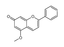 5-Methoxy-2-phenyl-7H-1-benzopyran-7-one structure