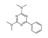 2-N,2-N,4-N,4-N-tetramethyl-6-phenyl-1,3,5-triazine-2,4-diamine Structure