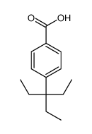 4-(3-ethylpentan-3-yl)benzoic acid结构式