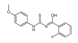 2-fluoro-N-[(4-methoxyphenyl)carbamothioyl]benzamide结构式