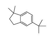 6-tert-butyl-3,3-dimethyl-1,2-dihydroindene结构式