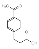 3-(4-acetylphenyl)propanoic acid structure