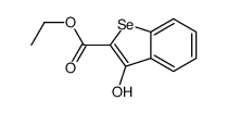3-Hydroxybenzo[b]selenophene-2-carboxylic acid ethyl ester structure