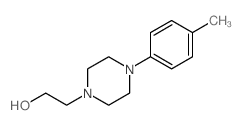 1-Piperazineethanol,4-(4-methylphenyl)- structure