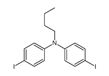 N-butyl-4-iodo-N-(4-iodophenyl)aniline结构式