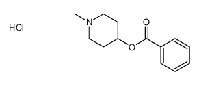(1-methylpiperidin-4-yl) benzoate,hydrochloride Structure