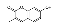 7-HYDROXY-3-METHYL-2H-CHROMEN-2-ONE structure