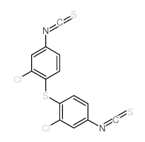 Benzene,1,1'-thiobis[2-chloro-4-isothiocyanato- (9CI)结构式