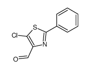 5-chloro-2-phenyl-1,3-thiazole-4-carbaldehyde结构式