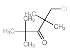 1-chloro-2,2,4,4-tetramethyl-pentan-3-one结构式