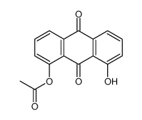 (8-hydroxy-9,10-dioxoanthracen-1-yl) acetate Structure